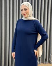 lacivert 27k 803 nuss elbise 2