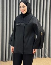 siyah 5379 missemramiss monvera ceket