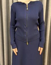 lacivert 5330 missemramiss fermuarlı hırka 3