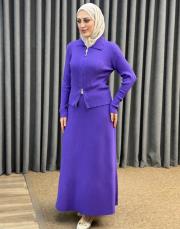 mor 5330 missemramiss fermuarlı hırka 2