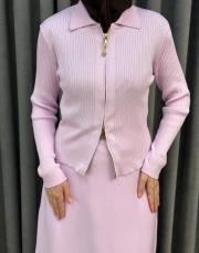 pembe 5330 missemramiss fermuarlı hırka 3