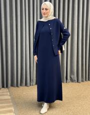 lacivert 5430 missemramiss triko iç elbise 2