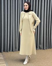 bej 5430 missemramiss triko iç elbise