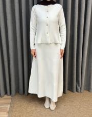 ekru 5432 missemramiss peplum hırka 3