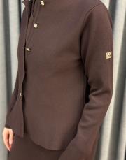 kahve 5432 missemramiss peplum hırka 3