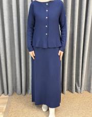 lacivert 5432 missemramiss peplum hırka 3