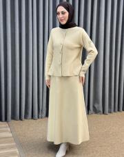 bej 5432 missemramiss peplum hırka 2