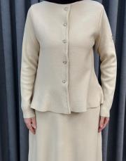 bej 5432 missemramiss peplum hırka 3