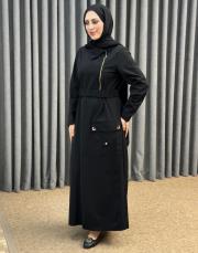 siyah 27k 2040 nuss elbise