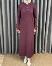 bordo 27k 801 nuss elbise 3