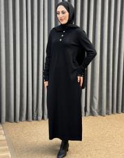 siyah 27k 801 nuss elbise