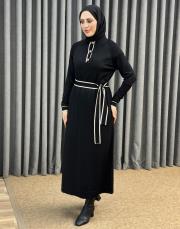 siyah 27k 802 nuss elbise