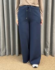 lacivert sz5655 sentez cepli geniş paça pantolon