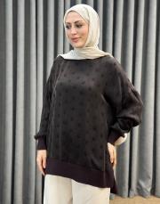 kahve 27k 3043 nuss tunik