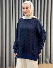 lacivert 27k 3043 nuss tunik