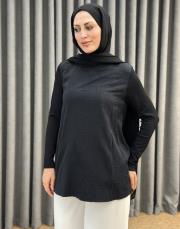 siyah 27k 3041 nuss tunik