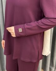 bordo 5453 missemramiss ipek pamuk takım 5