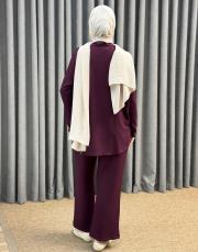 bordo 5453 missemramiss ipek pamuk takım 6