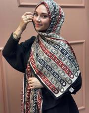 bordo 2018 merwish monogram şal 2