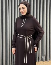 kahve 27k 802 nuss elbise 2