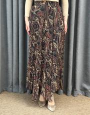 şal desen sz 5817 sentez leopar şal desen etek