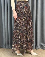 şal desen sz 5817 sentez leopar şal desen etek 2