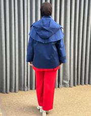 lacivert 5476 missemramiss luna cape astarlı ceket 4