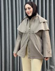 etoube 5476 missemramiss luna cape astarlı ceket