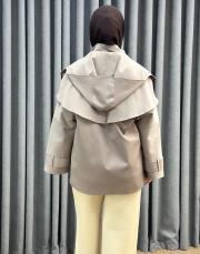 etoube 5476 missemramiss luna cape astarlı ceket 3
