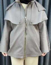etoube 5476 missemramiss luna cape astarlı ceket 4