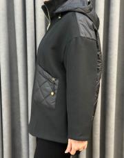 siyah 5473 missemramiss pearl zip ceket 6