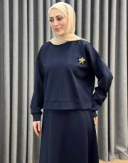 lacivert 5564 missemramiss scuba etekli takım 2