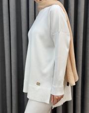 ekru 5433 missemramiss basic triko sweatshırt 2