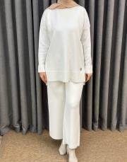 ekru 5433 missemramiss basic triko sweatshırt 3
