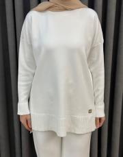 ekru 5433 missemramiss basic triko sweatshırt 4
