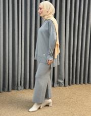 gri 5433 missemramiss basic triko sweatshırt 4