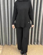 siyah 5433 missemramiss basic triko sweatshırt 3