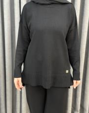 siyah 5433 missemramiss basic triko sweatshırt 4