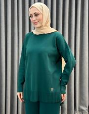 zümrüt 5433 missemramiss basic triko sweatshırt