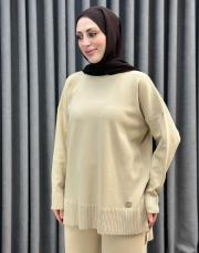 bej 5433 missemramiss basic triko sweatshırt