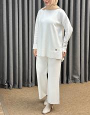 ekru 5434 missemramiss basic triko pantolon 2