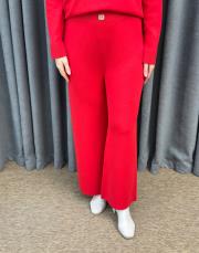 kırmızı 5434 missemramiss basic triko pantolon