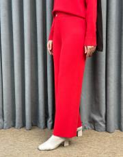 kırmızı 5434 missemramiss basic triko pantolon 2