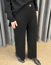 siyah 5434 missemramiss basic triko pantolon
