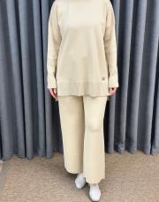 bej 5434 missemramiss basic triko pantolon 2
