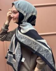 siyah 5561 missemramiss signature krep ipek şal