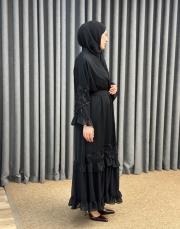 siyah 0117 essahra nilüfer abaya 5