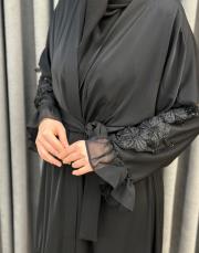 siyah 0117 essahra nilüfer abaya 6