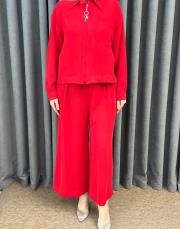 kırmızı 5527 missemramiss rosella ceket pantolon takım 4