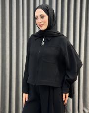 siyah 5527 missemramiss rosella ceket pantolon takım 2